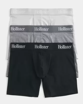 3er-Pack längerer Boxershorts
