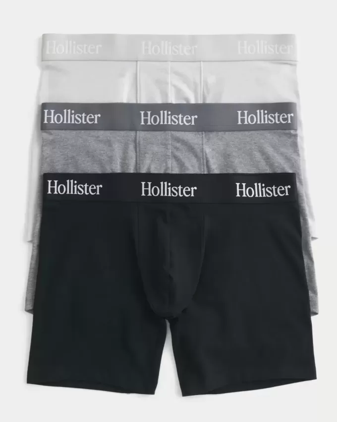 3er-Pack längerer Boxershorts