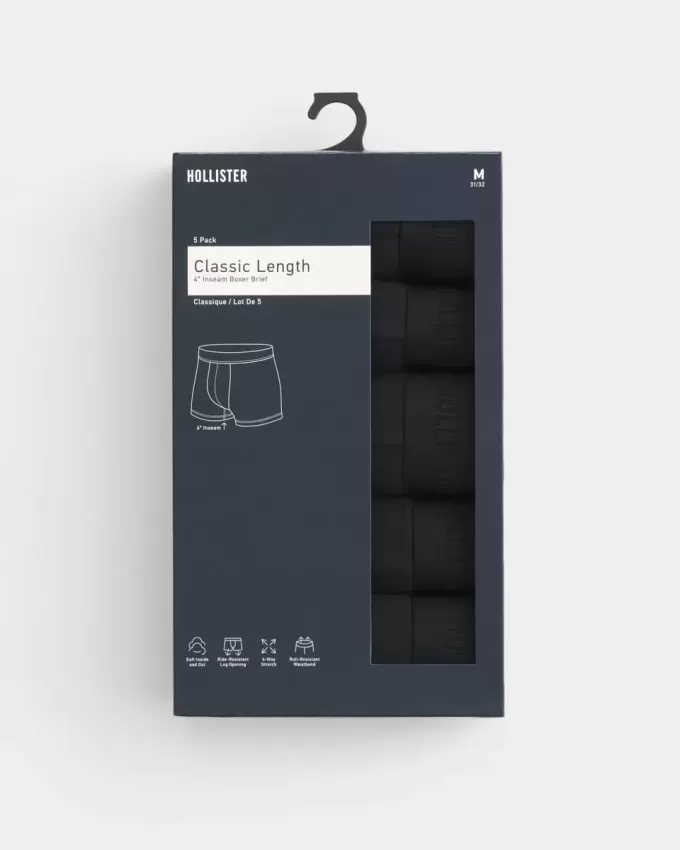 5er-Pack Boxershorts in klassischer Länge