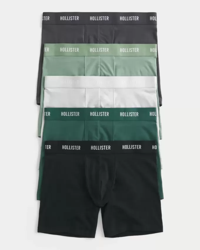 5er-Pack längerer Boxershorts