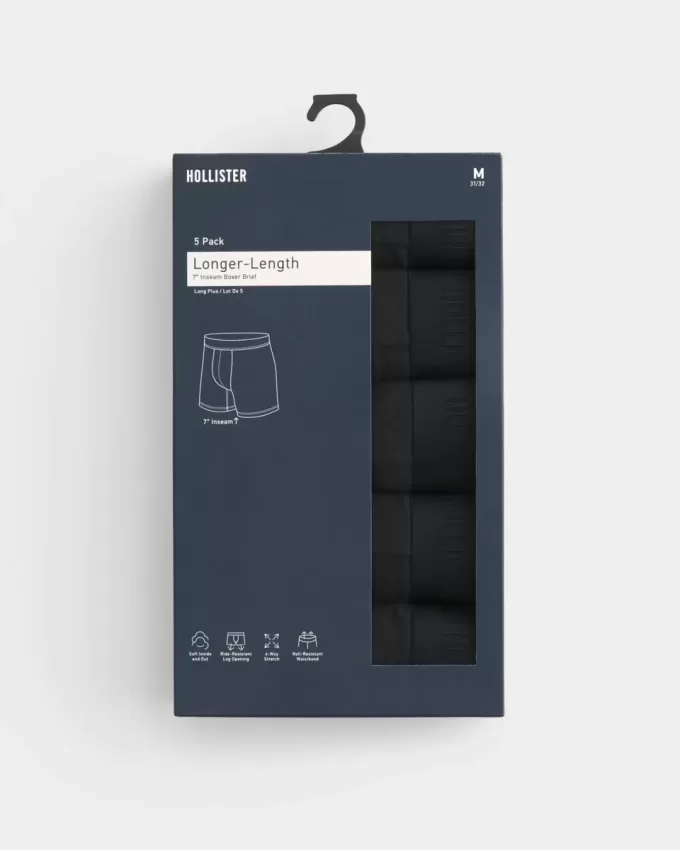 5er-Pack längerer Boxershorts 5er-Pack längerer Boxershorts