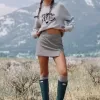 A-Linien-Mini-Skort