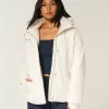 Allwetterjacke mit Kunstpelzfutter
