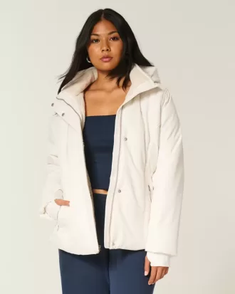 Allwetterjacke mit Kunstpelzfutter
