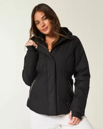 Allwetterjacke mit Kunstpelzfutter