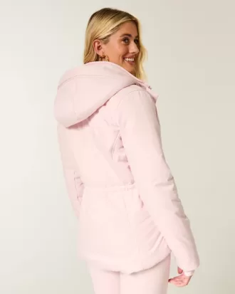 Allwetterjacke mit Kunstpelzfutter