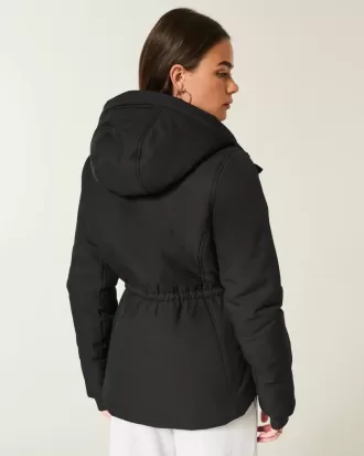 Allwetterjacke mit Kunstpelzfutter
