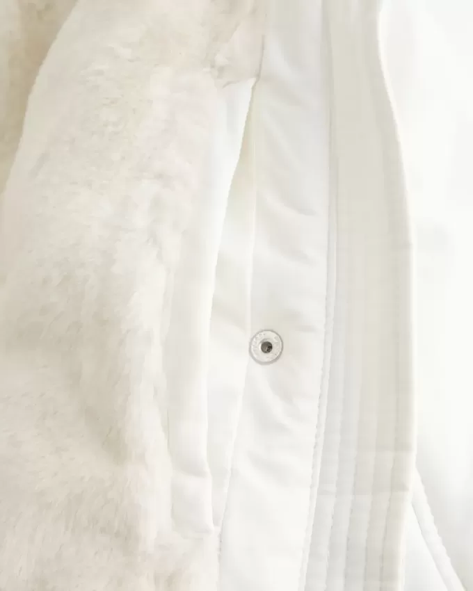 Allwetterjacke mit Kunstpelzfutter