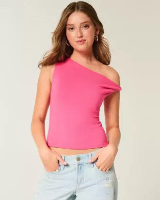 Asymmetrisches Off-Shoulder-Top