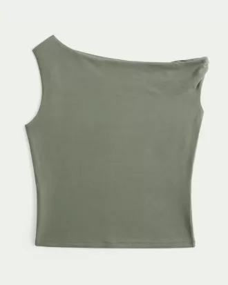 Asymmetrisches Off-Shoulder-Top