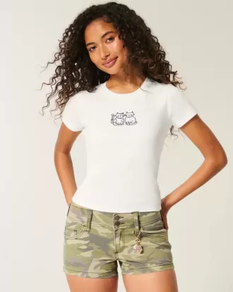 Baby T-Shirt mit Katzen-Grafik