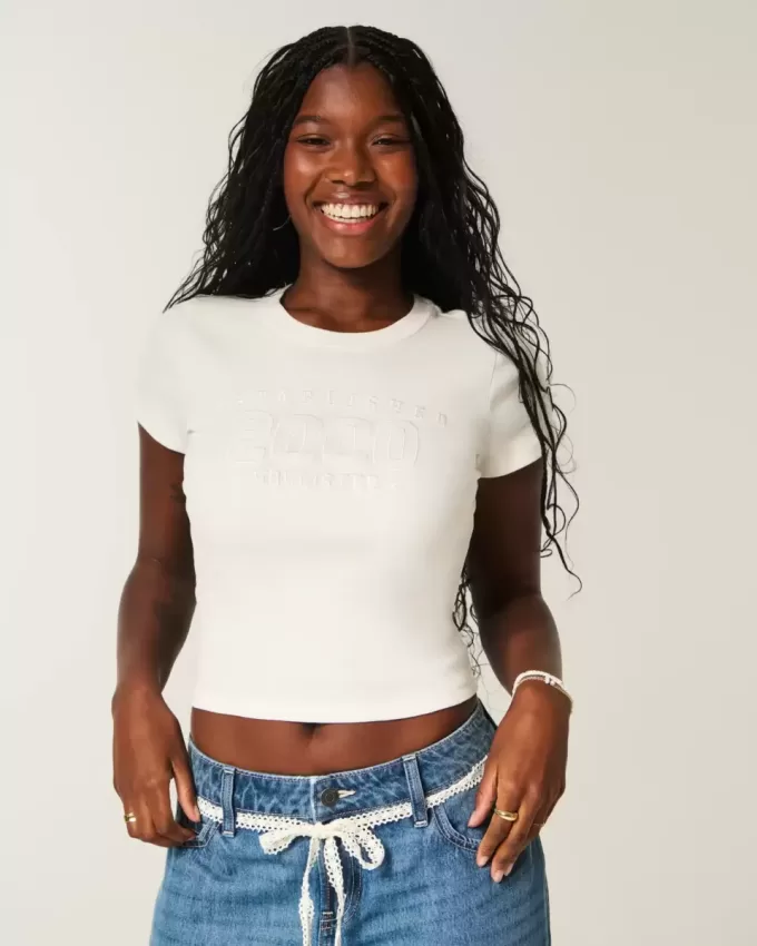 Baby-T-Shirt mit Logo-Grafik