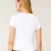 Weiches, nahtloses Longline-Baby-T-Shirt aus elastischem Stoff