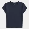 Weiches, nahtloses Longline-Baby-T-Shirt aus elastischem Stoff