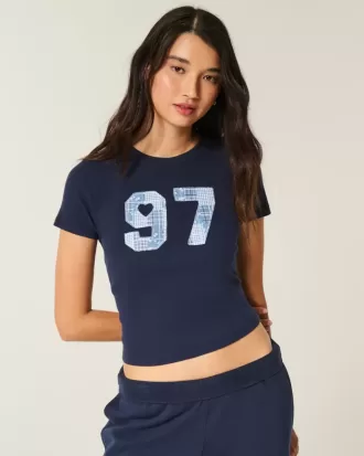 Baby T-Shirt mit Zahlen-Grafik