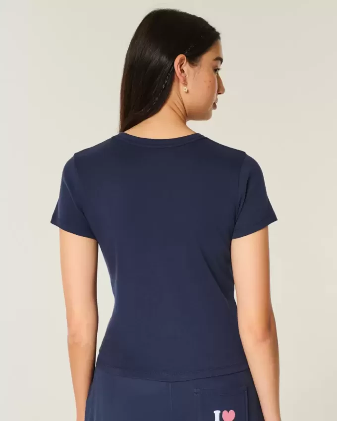 Baby T-Shirt mit Zahlen-Grafik