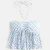 Babydoll-Oberteil mit gestuftem Neckholder Babydoll-Oberteil mit gestuftem Neckholder