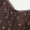 Babydoll-Oberteil mit Knöpfen Babydoll-Oberteil mit Knöpfen