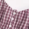 Babydoll-Oberteil mit Knöpfen