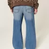Baggy-Bootcut-Jeans im Waschmittelton Baggy-Bootcut-Jeans im Waschmittelton