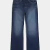 Baggy Bootcut-Jeans in dunkler Waschung Baggy Bootcut-Jeans in dunkler Waschung