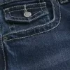 Baggy Bootcut-Jeans in dunkler Waschung Baggy Bootcut-Jeans in dunkler Waschung