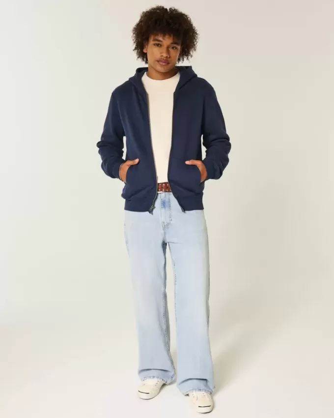 Baggy-Bootcut-Jeans in heller Waschung Baggy-Bootcut-Jeans in heller Waschung