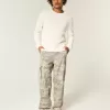 Baggy-Cargohose im Camouflage-Design