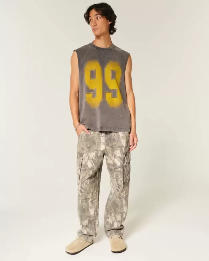 Baggy-Cargohose im Camouflage-Design Baggy-Cargohose im Camouflage-Design