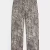 Baggy-Carpenter-Jeans im Camouflage-Look
