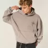 Baggy Cinch Spider Grafik Hoodie