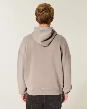 Baggy Cinch Spider Grafik Hoodie