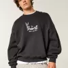 Baggy Cinch Sweatshirt mit Rundhalsausschnitt und Bugs Bunny-Grafik Baggy Cinch Sweatshirt mit Rundhalsausschnitt und Bugs Bunny-Grafik
