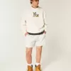 Baggy Cinch Tom und Jerry Grafik-Sweatshirt mit Rundhalsausschnitt