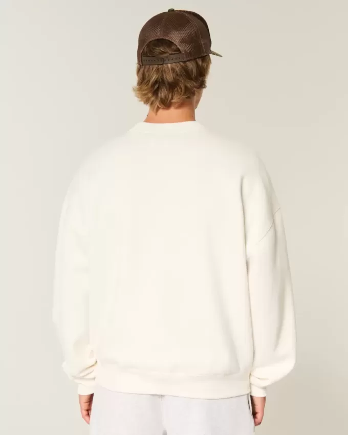 Baggy Cinch Tom und Jerry Grafik-Sweatshirt mit Rundhalsausschnitt