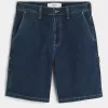 Baggy Denim-Malershorts