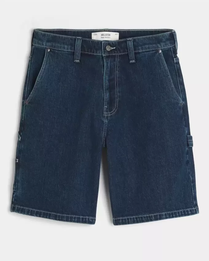 Baggy Denim-Malershorts