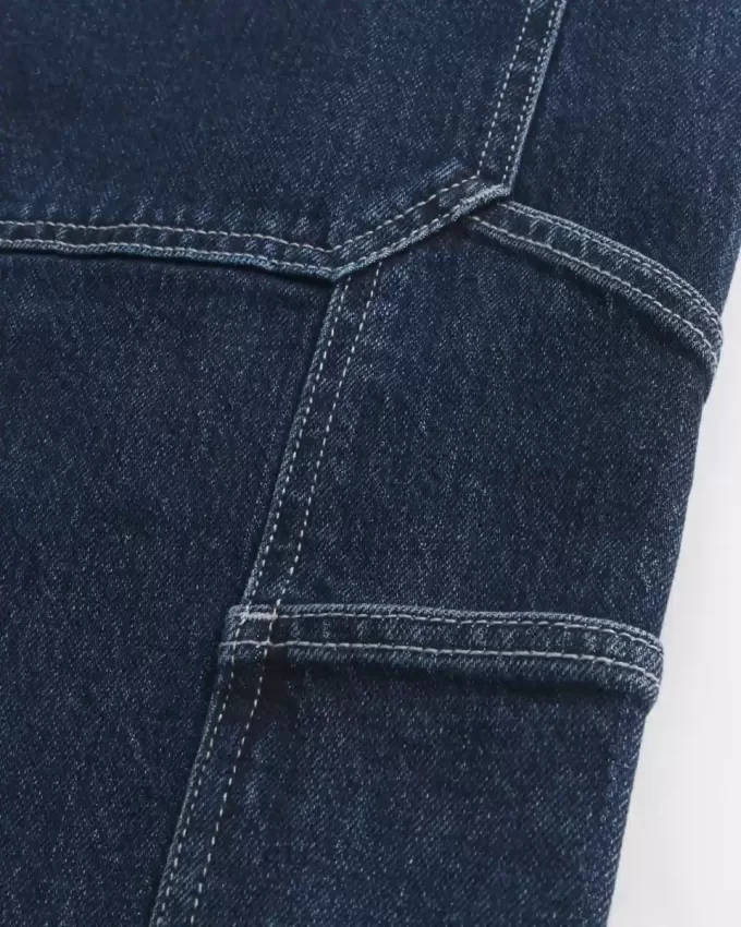 Baggy Denim-Malershorts
