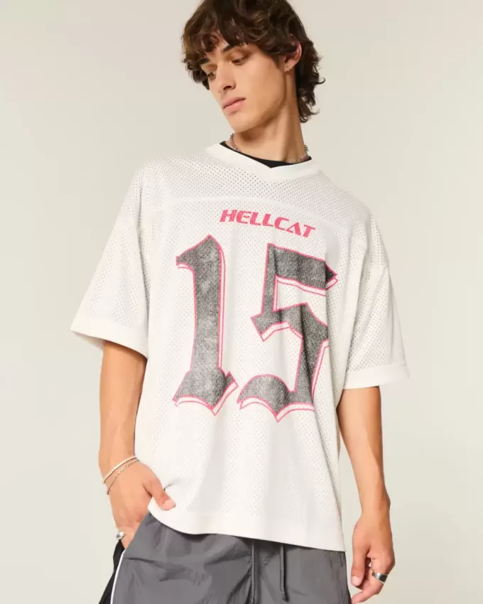 Baggy Dodge Hellcat Grafik-Trikot