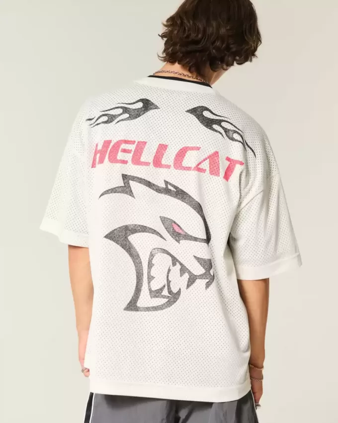 Baggy Dodge Hellcat Grafik-Trikot