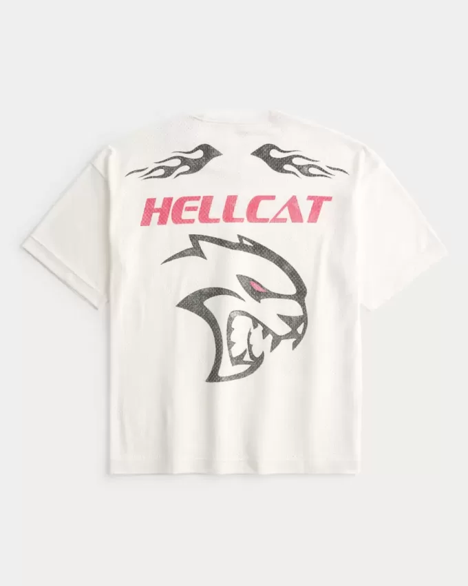 Baggy Dodge Hellcat Grafik-Trikot