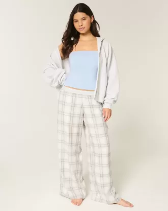Baggy Flanellhose