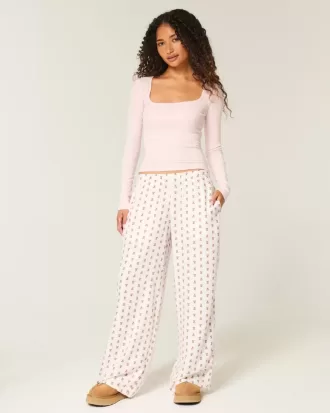 Baggy Flanellhose