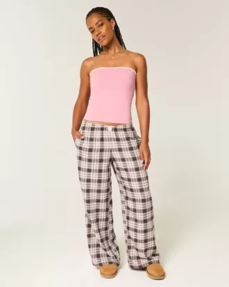 Baggy Flanellhose