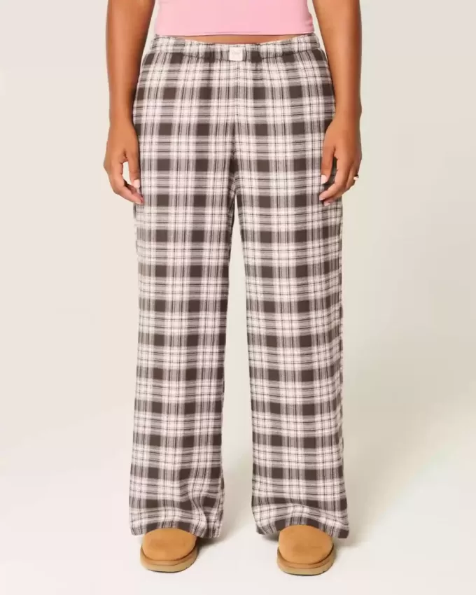 Baggy Flanellhose