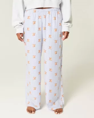Baggy Flanellhose