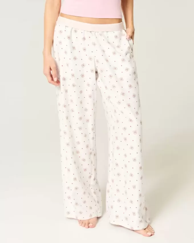 Baggy Flanellhose