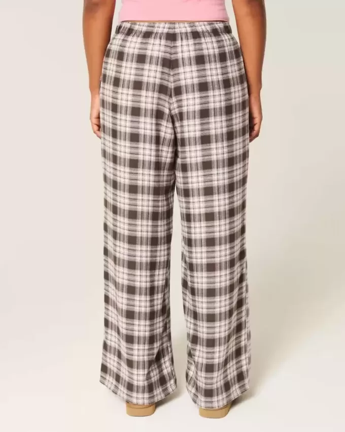 Baggy Flanellhose