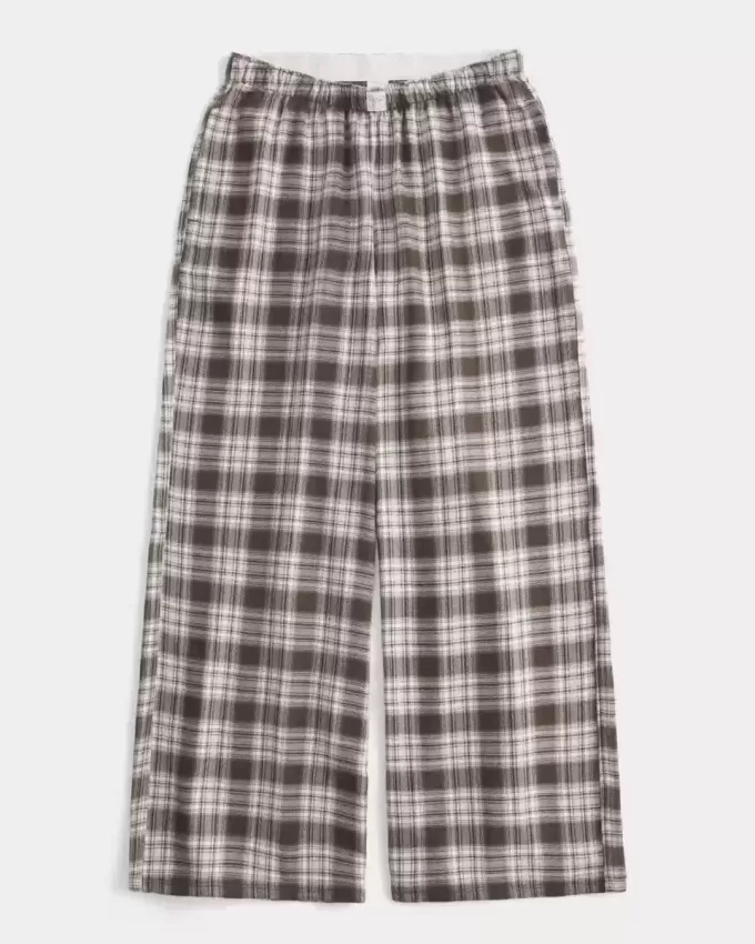 Baggy Flanellhose