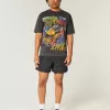 Baggy-Fußballshorts bis zur Mitte des Oberschenkels